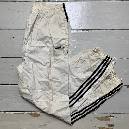 Adidas Vintage Cream Shell Bottoms (Medium)