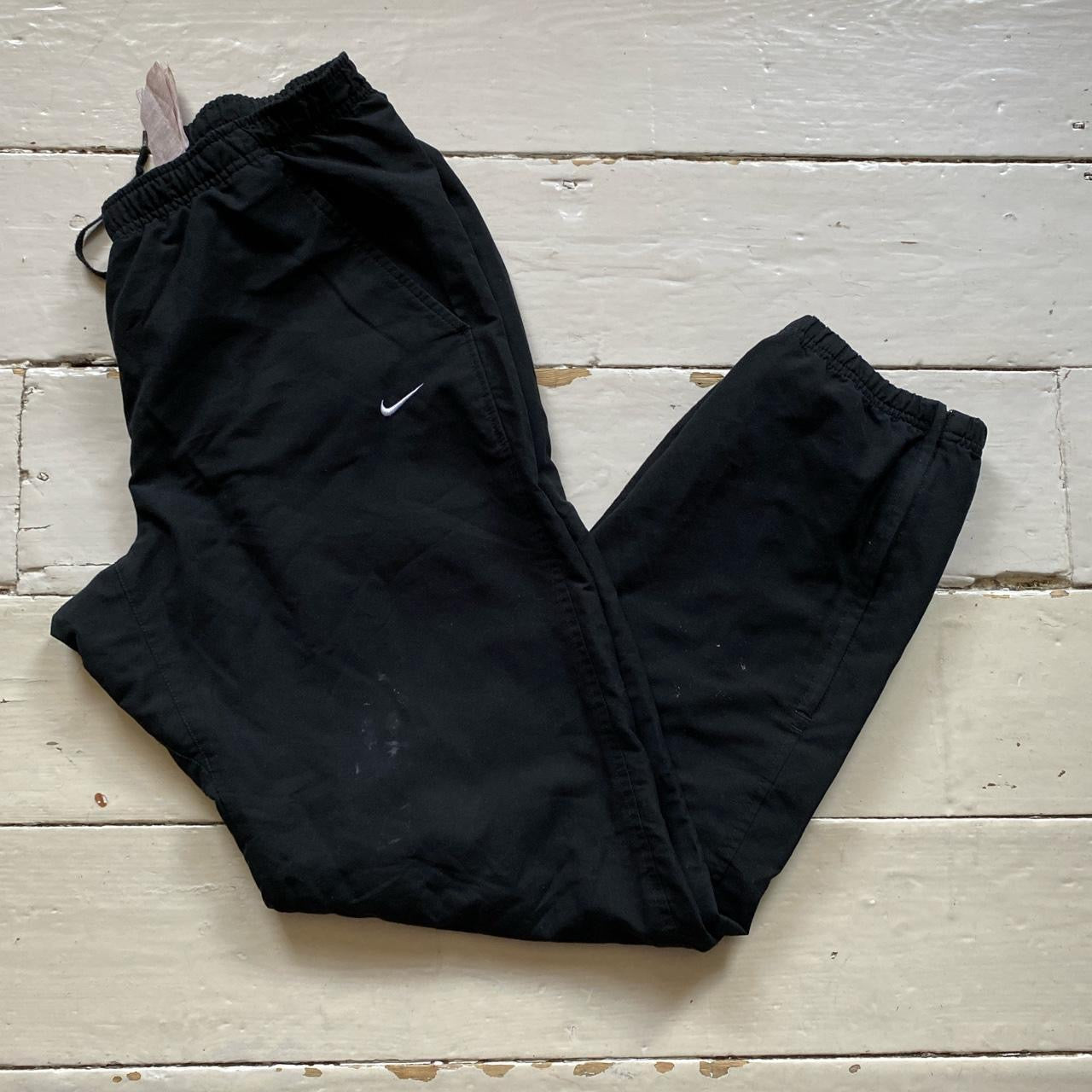 Nike Swoosh Black Shell Bottoms (Large)