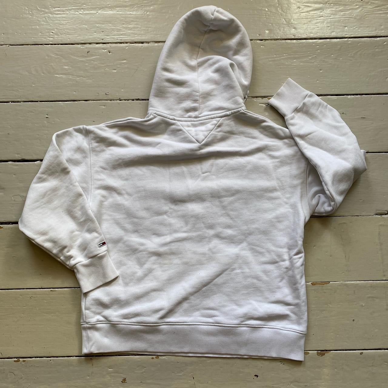 Tommy Hilfiger White Hoodie (Medium)