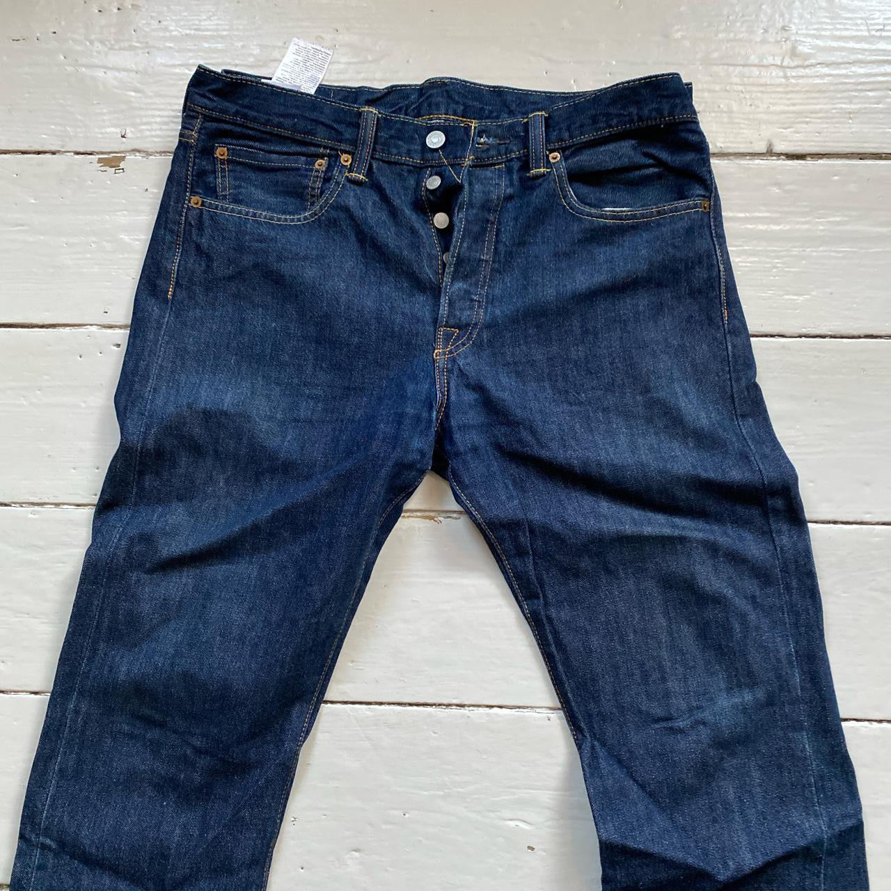 Levis Classic 501 Dark Navy Jeans (32/34)