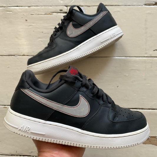 Nike Air Force 1 Black 3M (UK 7.5)