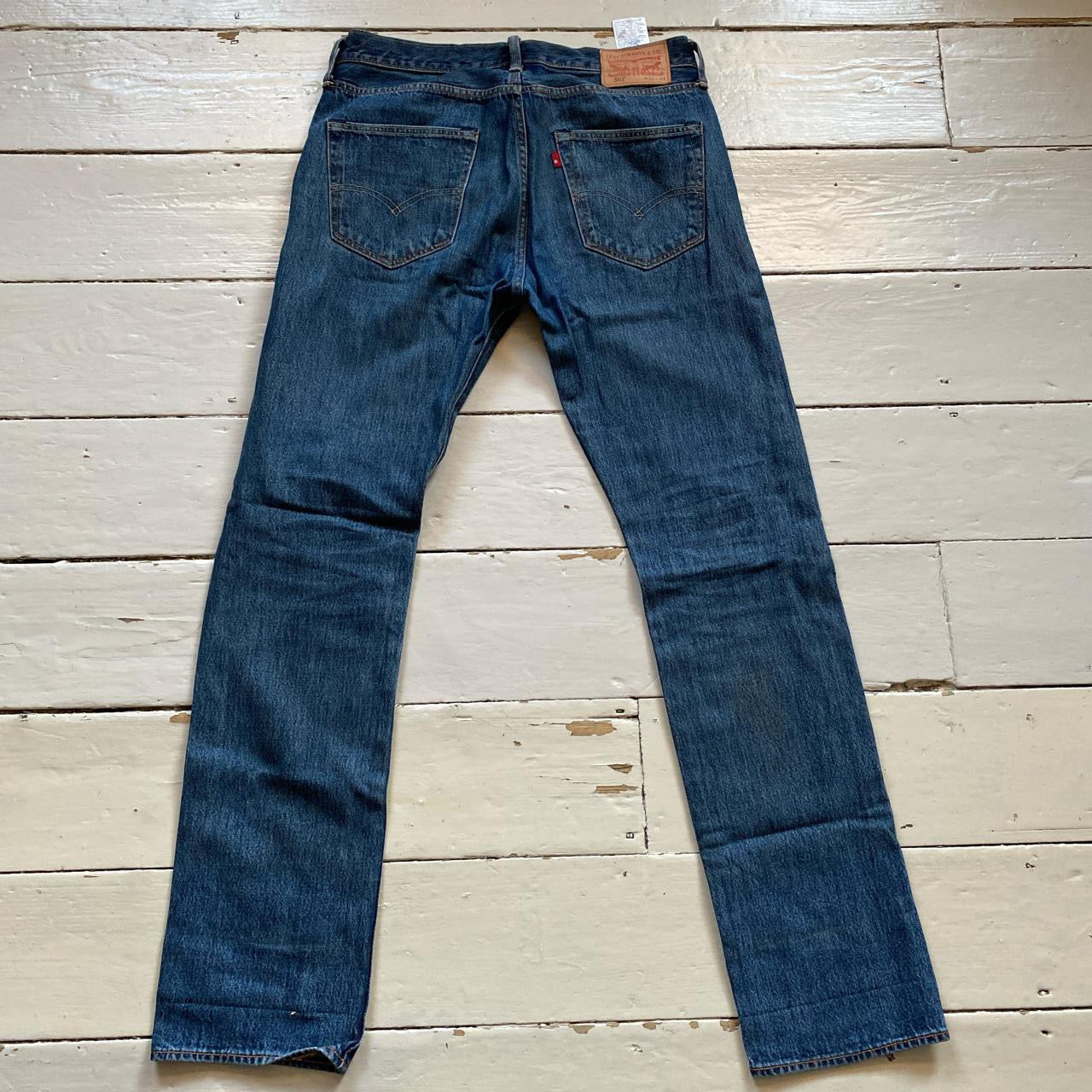 Levis 501 Blue Jeans (32/34)