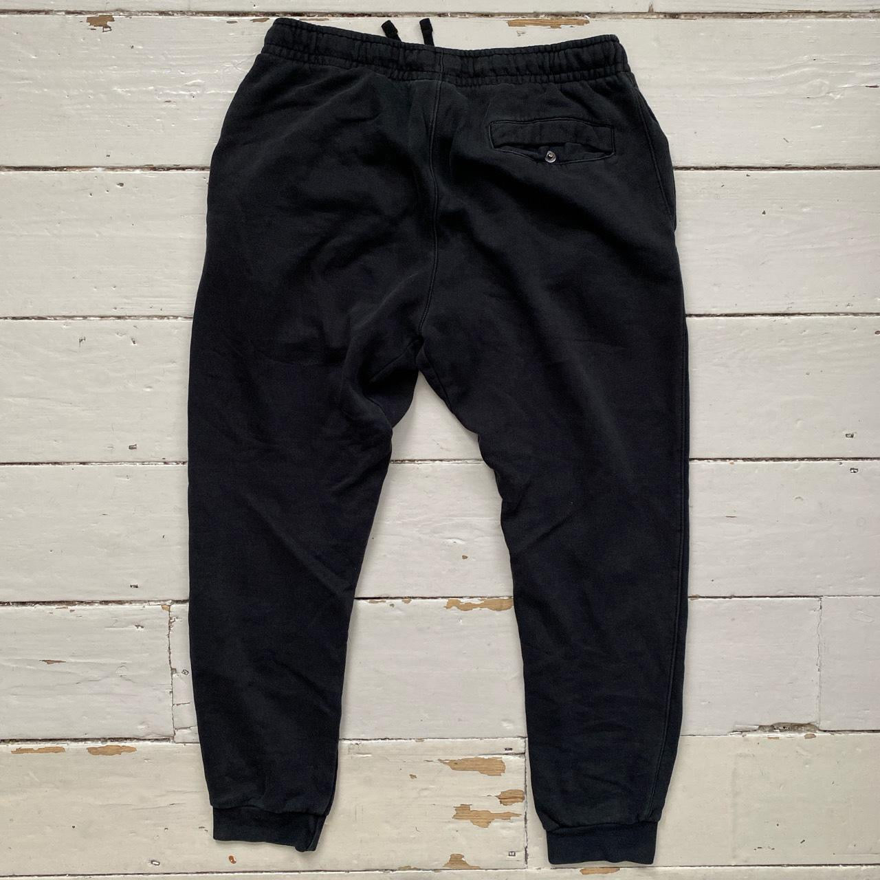 Nike Swoosh Black Joggers (Medium)