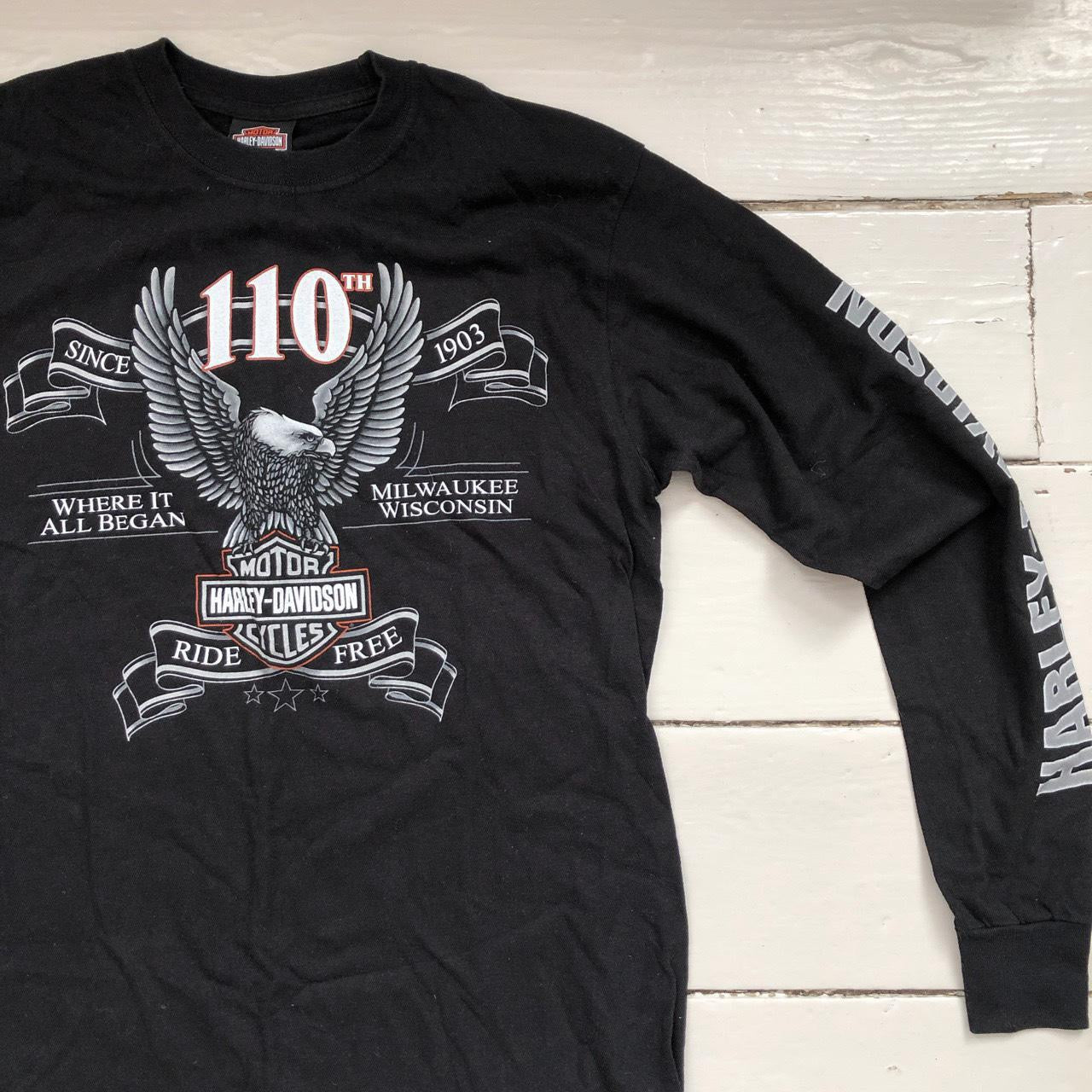 Harley Davidson Vintage Long Sleeve Tee (Large)