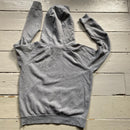 Nike Grey Swoosh Hoodie (Small)