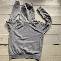 Nike Grey Swoosh Hoodie (Small)