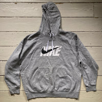 Nike Club Swoosh Grey Hoodie (XL)