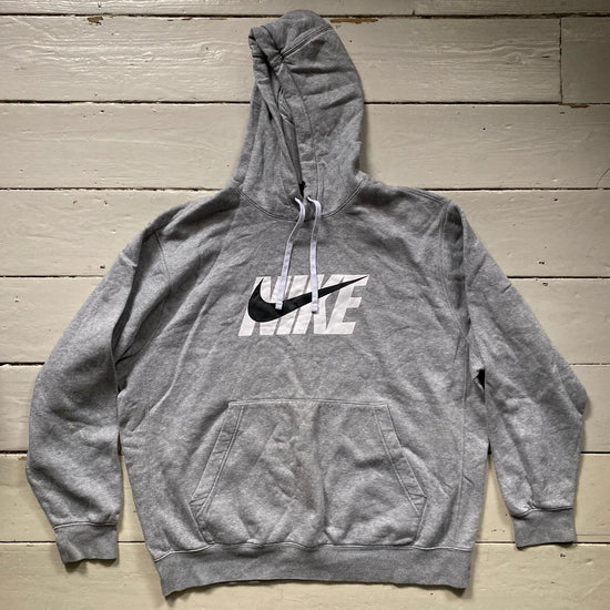 Nike Club Swoosh Grey Hoodie (XL)
