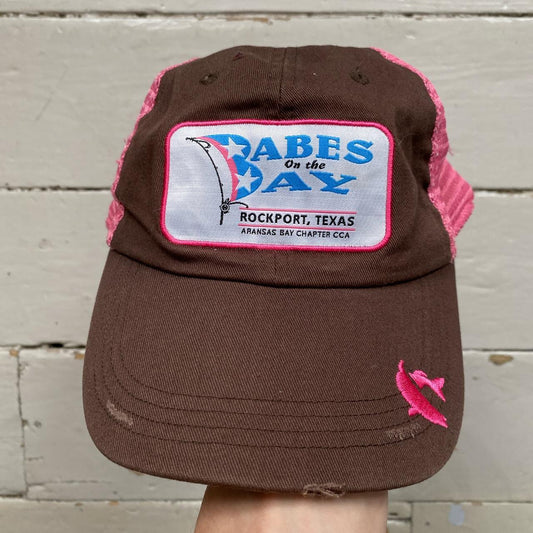 Babes of the Bay Texas Brown Trucker Cap