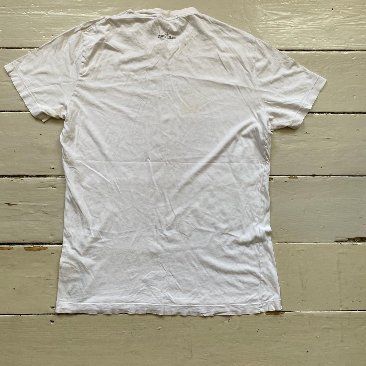 Stone Island White T Shirt (XL)