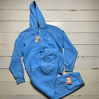 Nike Baby Blue Vintage Tracksuit (Medium Top, Small Bottoms)
