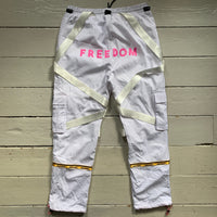 Unknown London White Cargo Utility Shell Bottoms (Medium)