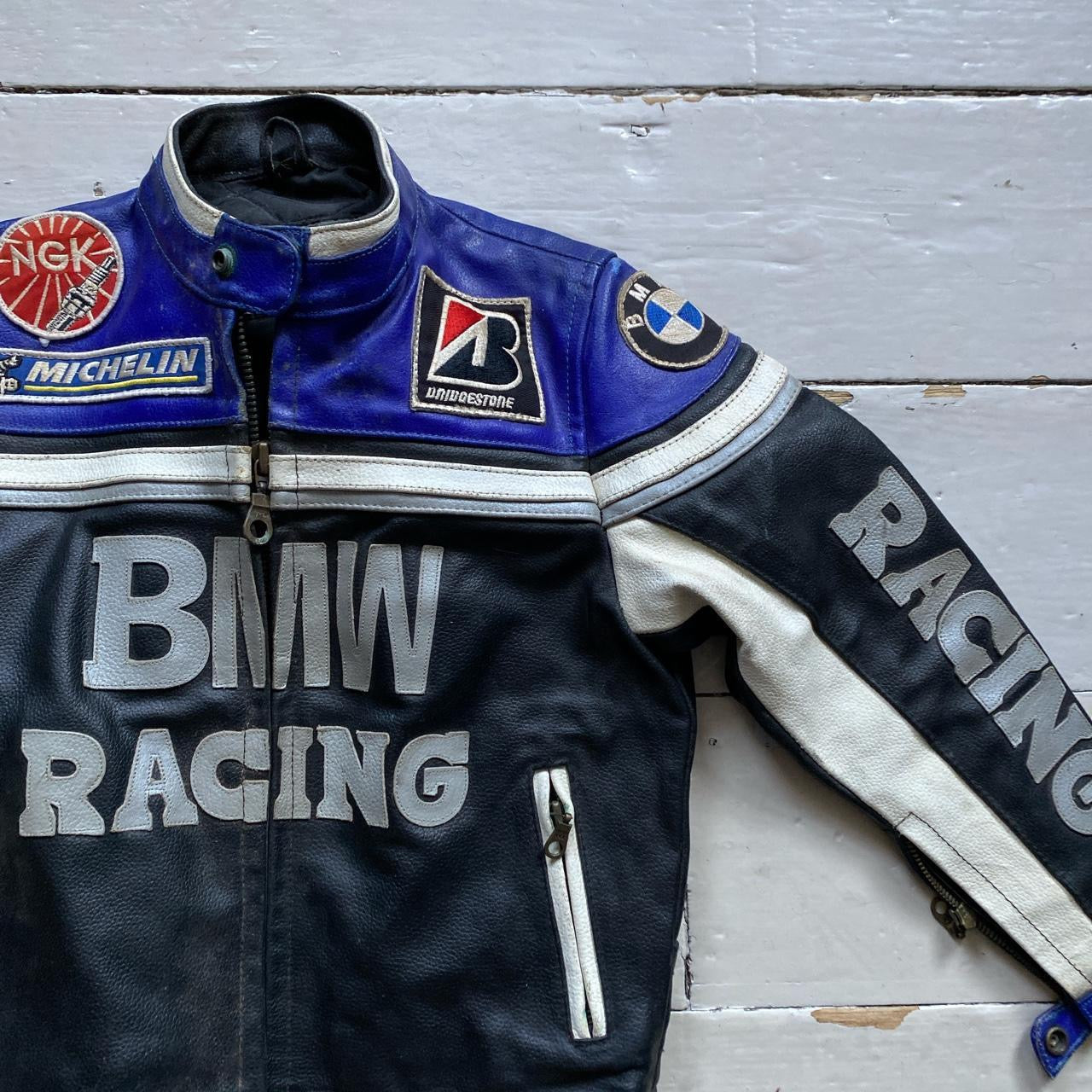 BMW Racing Kids Leather Jacket