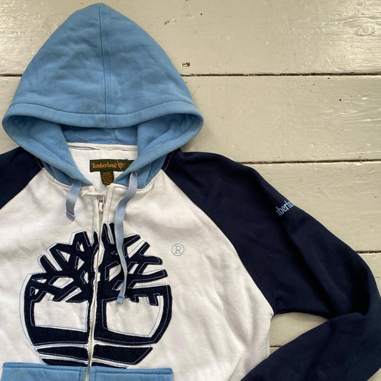 Timberland Light Blue Hoodie (Large)