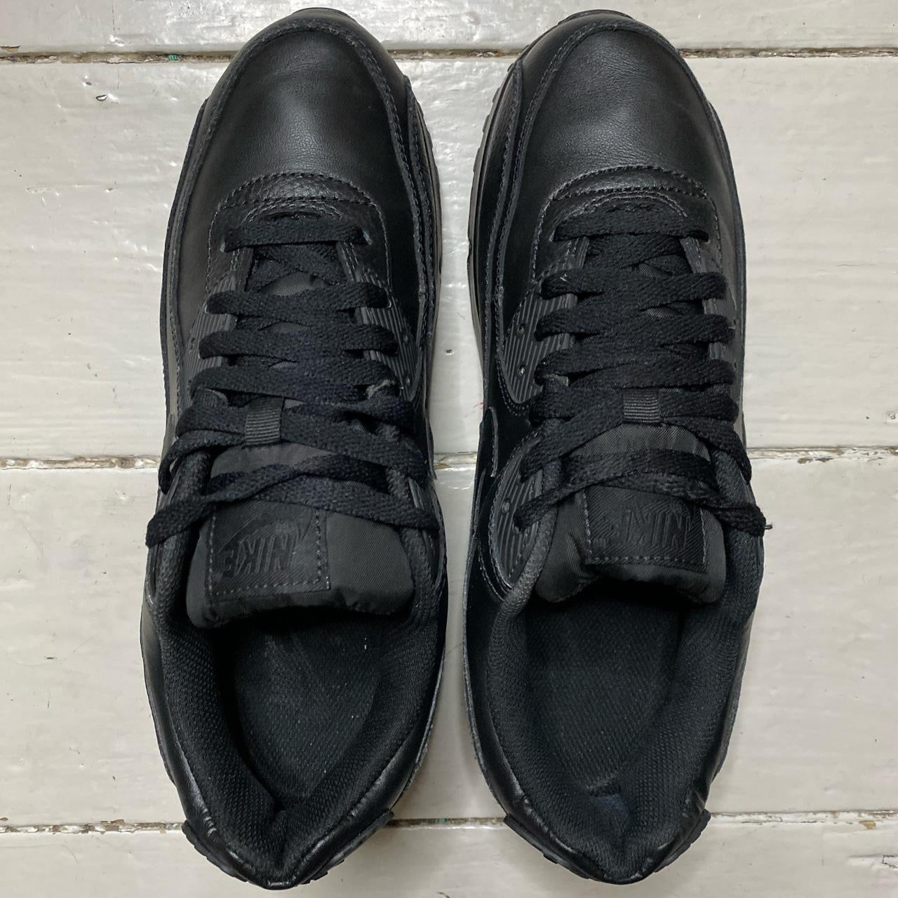 Nike Air Max 90 Leather Black (UK 9)