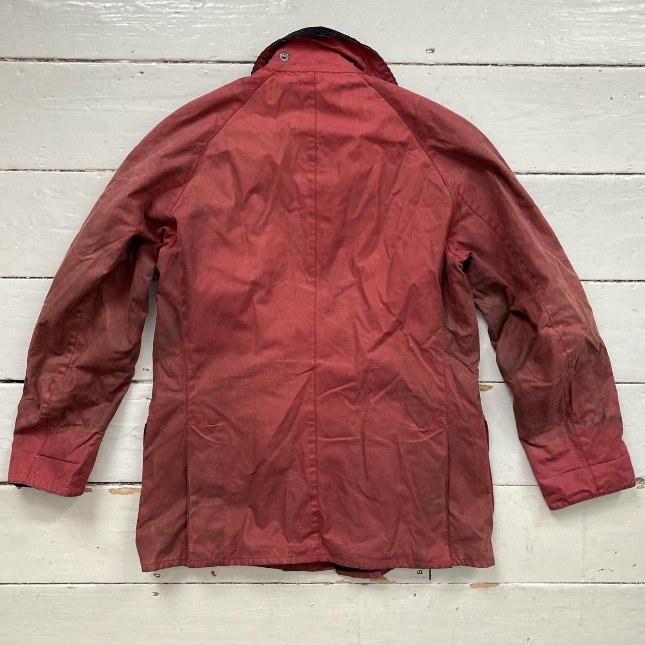 Barbour Red Oilskin Jacket (Small)