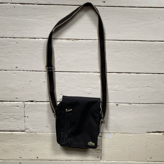 Lacoste Black Pouch Messenger Bag