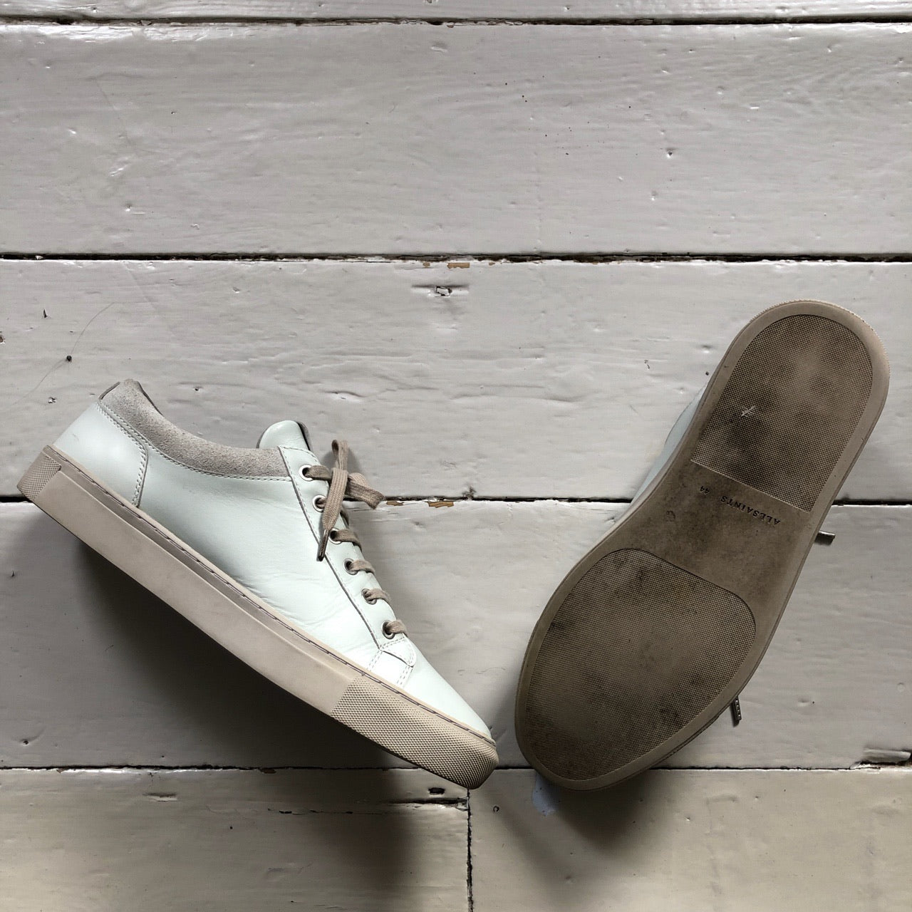 All Saints Leather Trainers (UK 10)