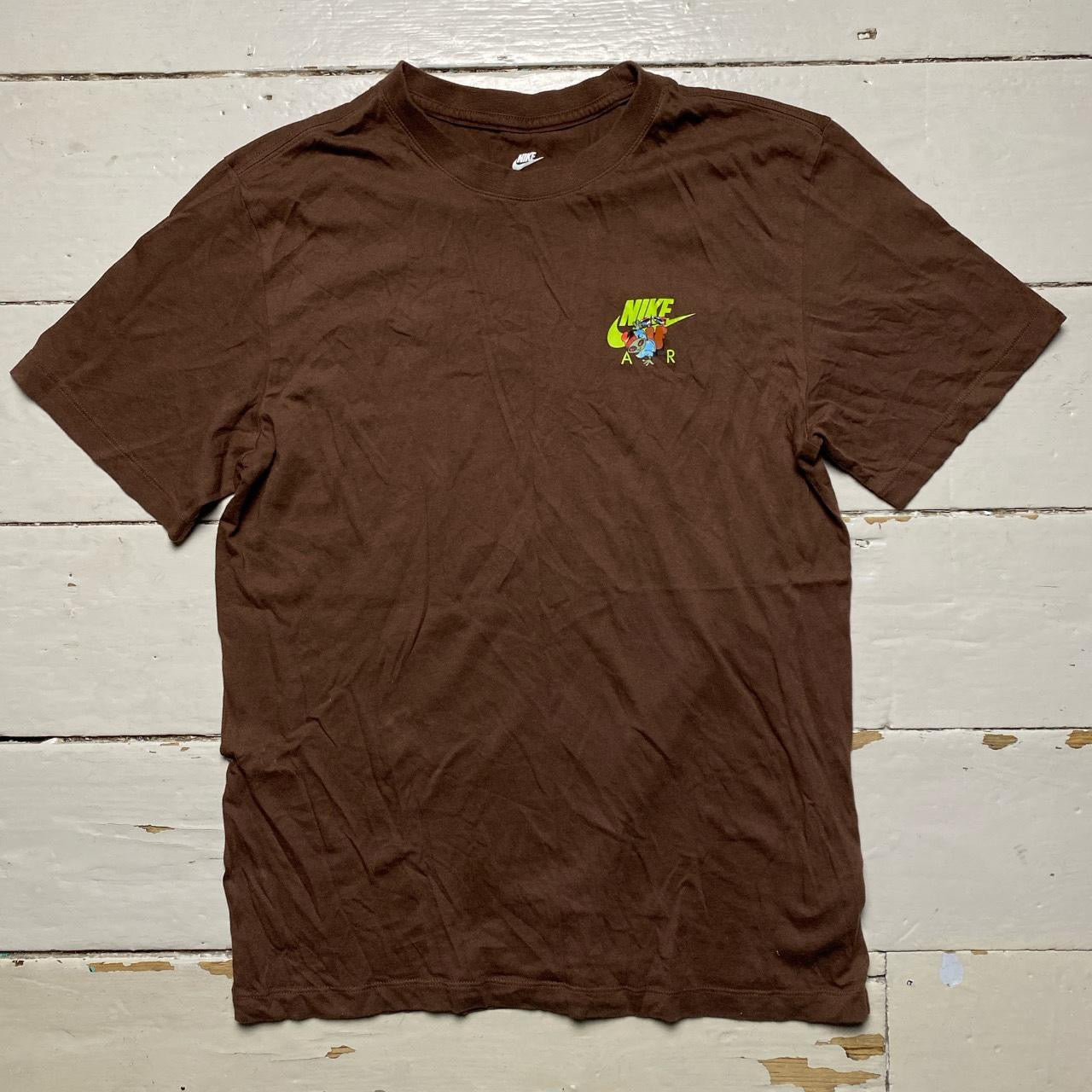 Nike Air Brown Alien Skater T Shirt (Small)