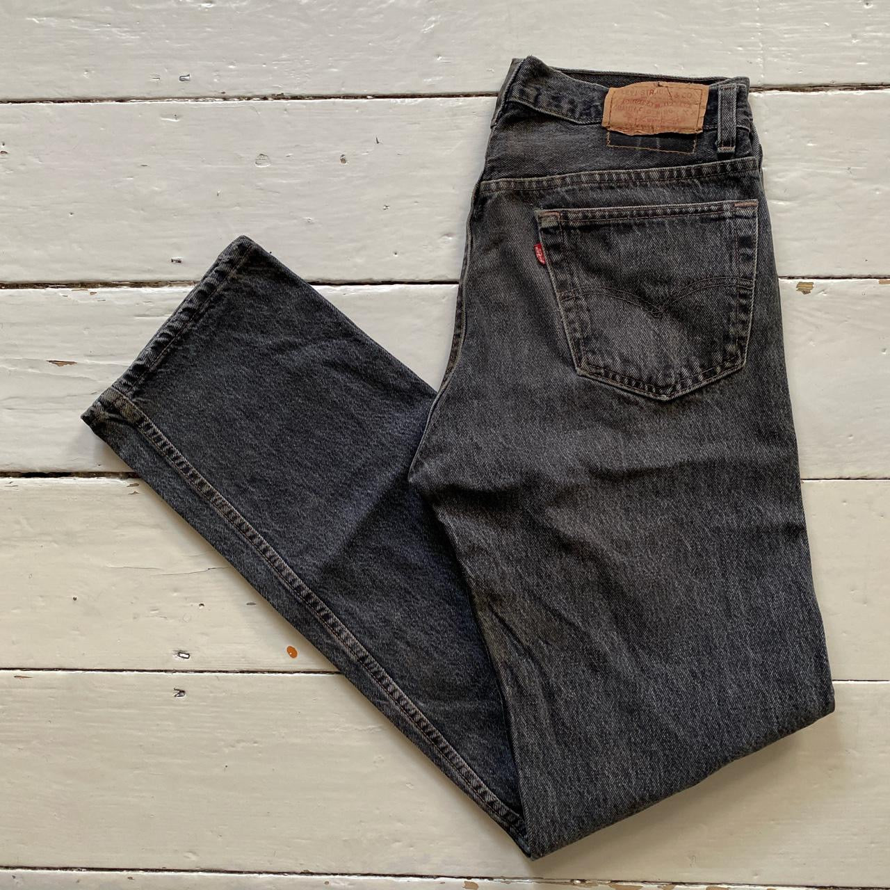 Levis Charcoal 501 Classic Jeans (33/32)