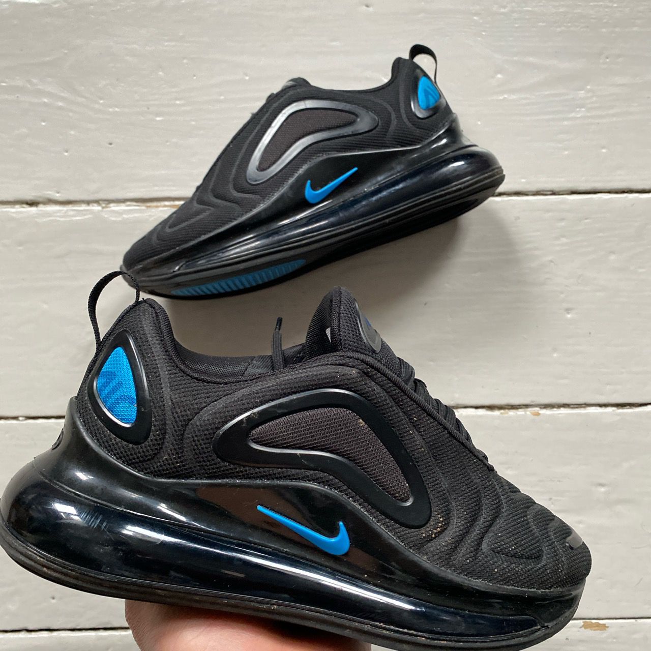 Nike Air Max 720 Black and Blue (UK 4)