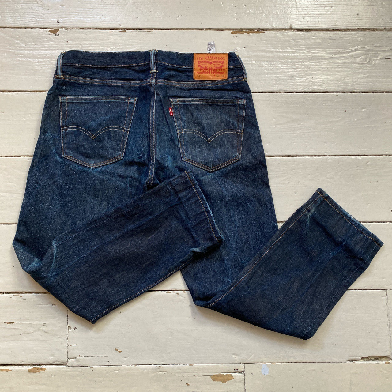 Levis 511 Navy Jeans (36/28)