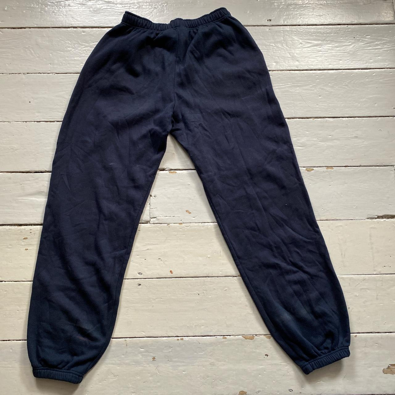 Nike Swoosh Navy and White Joggers (XL)