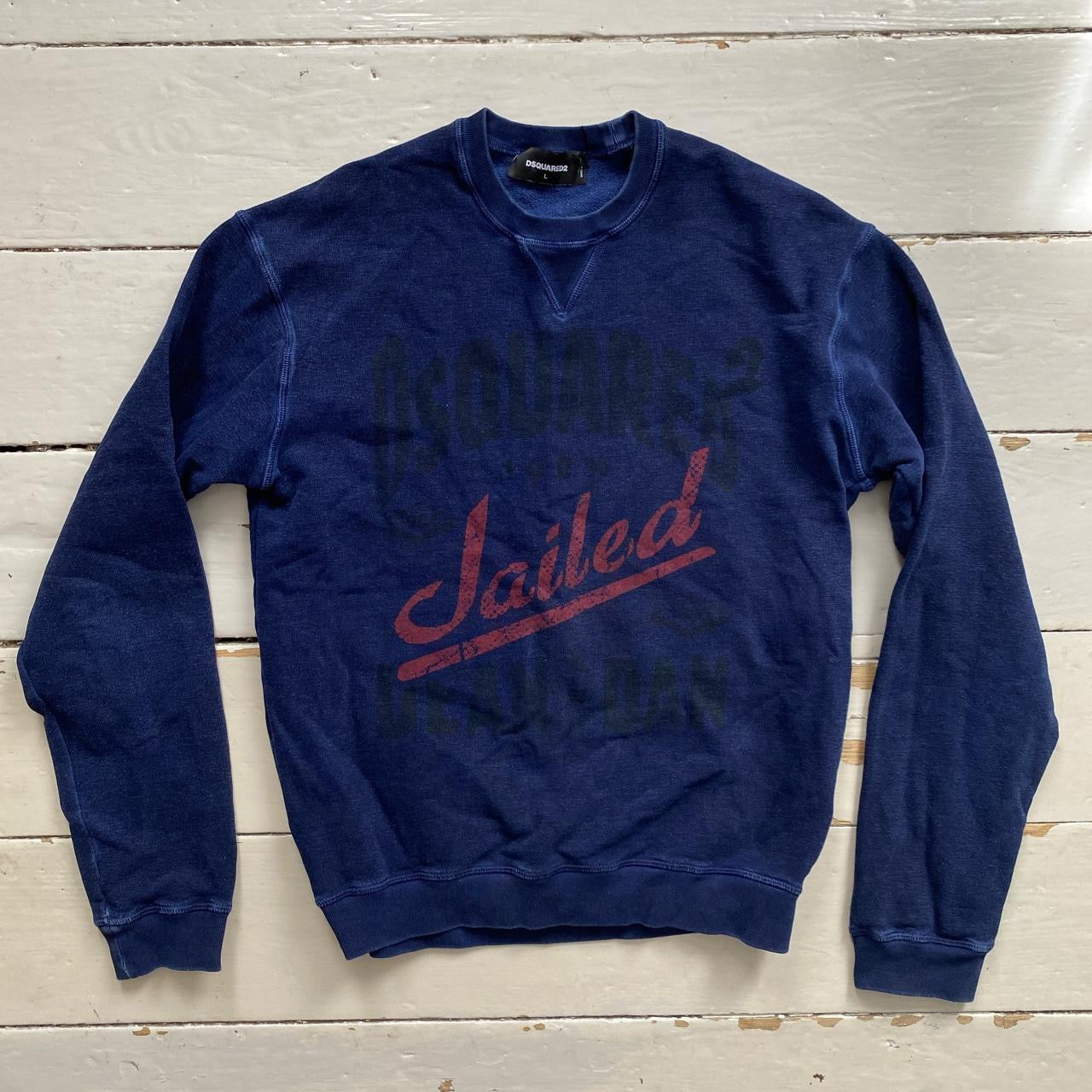 Dsquared Navy Jumper (Large)