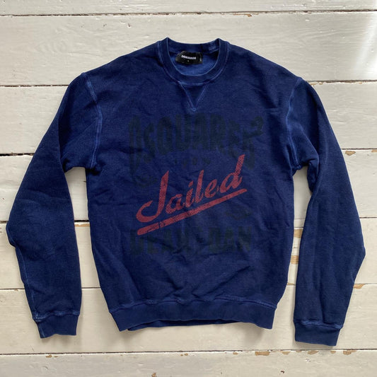 Dsquared Navy Jumper (Large)