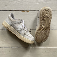 Nike Air Force 1 White Reptile (UK 7)