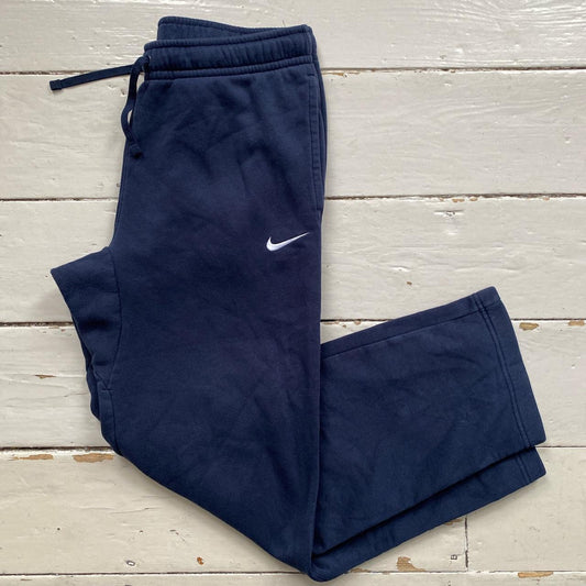 Nike Swoosh Navy Joggers (Medium)