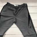 Adidas Grey and Black Shell Bottoms (XXLarge)