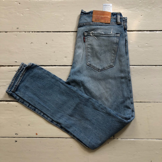 Levis 501 CT Light Wash Jeans (32/32)