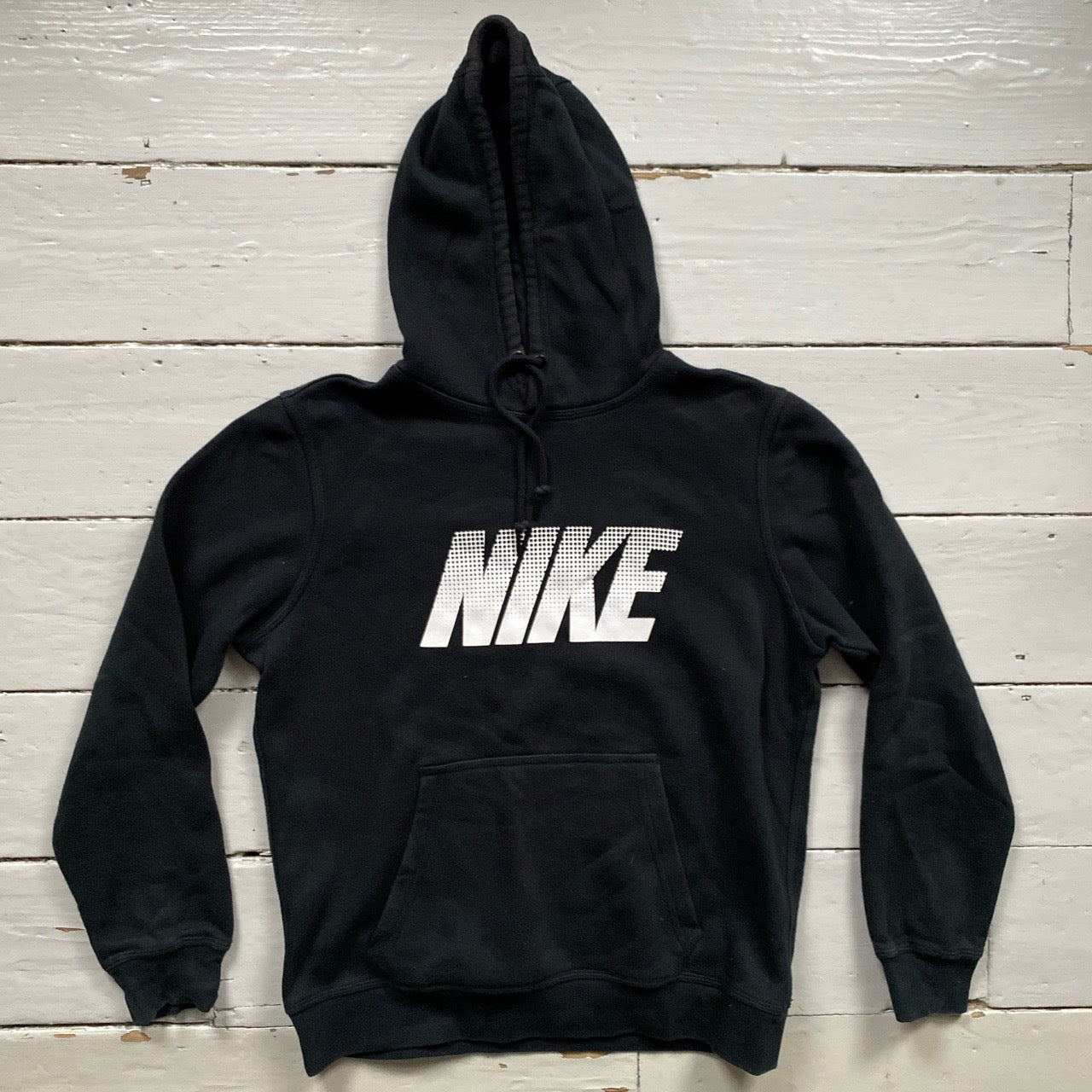 Nike Club Spellout Black Hoodie (Medium)