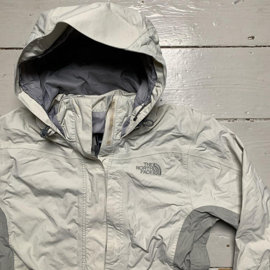 The North Face White Windbreaker (Womens Small)