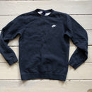 Nike Swoosh Navy Sweatshirt (Small)