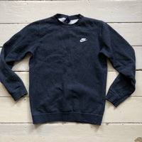 Nike Swoosh Navy Sweatshirt (Small)