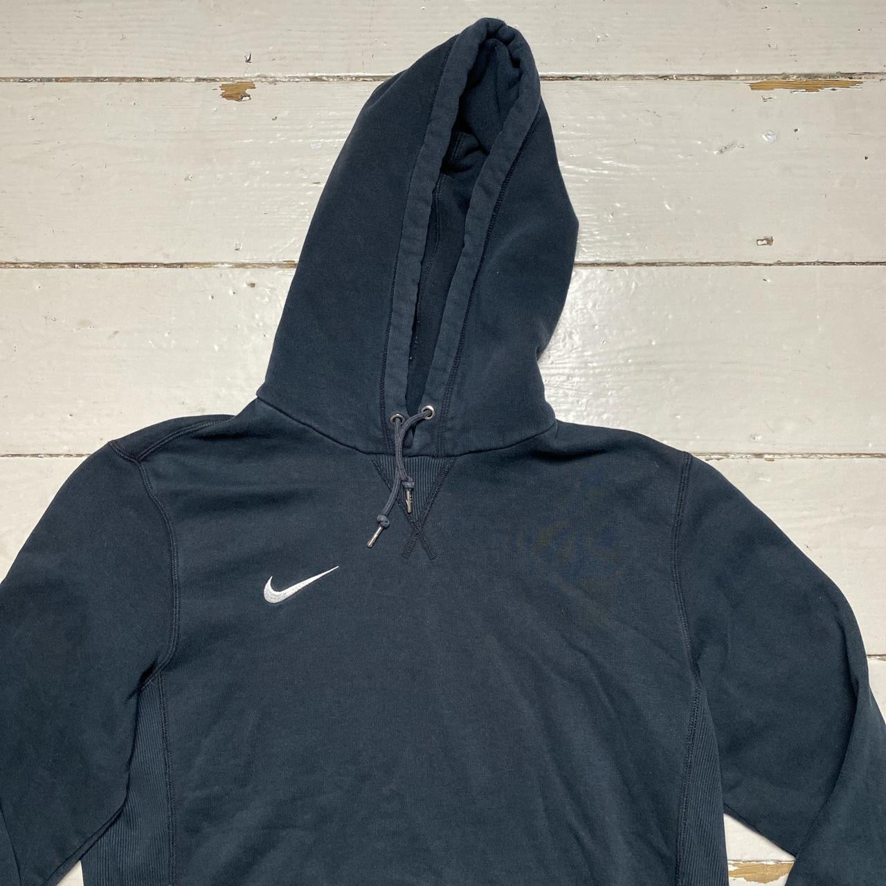 Nike Swoosh Navy Hoodie (Medium)