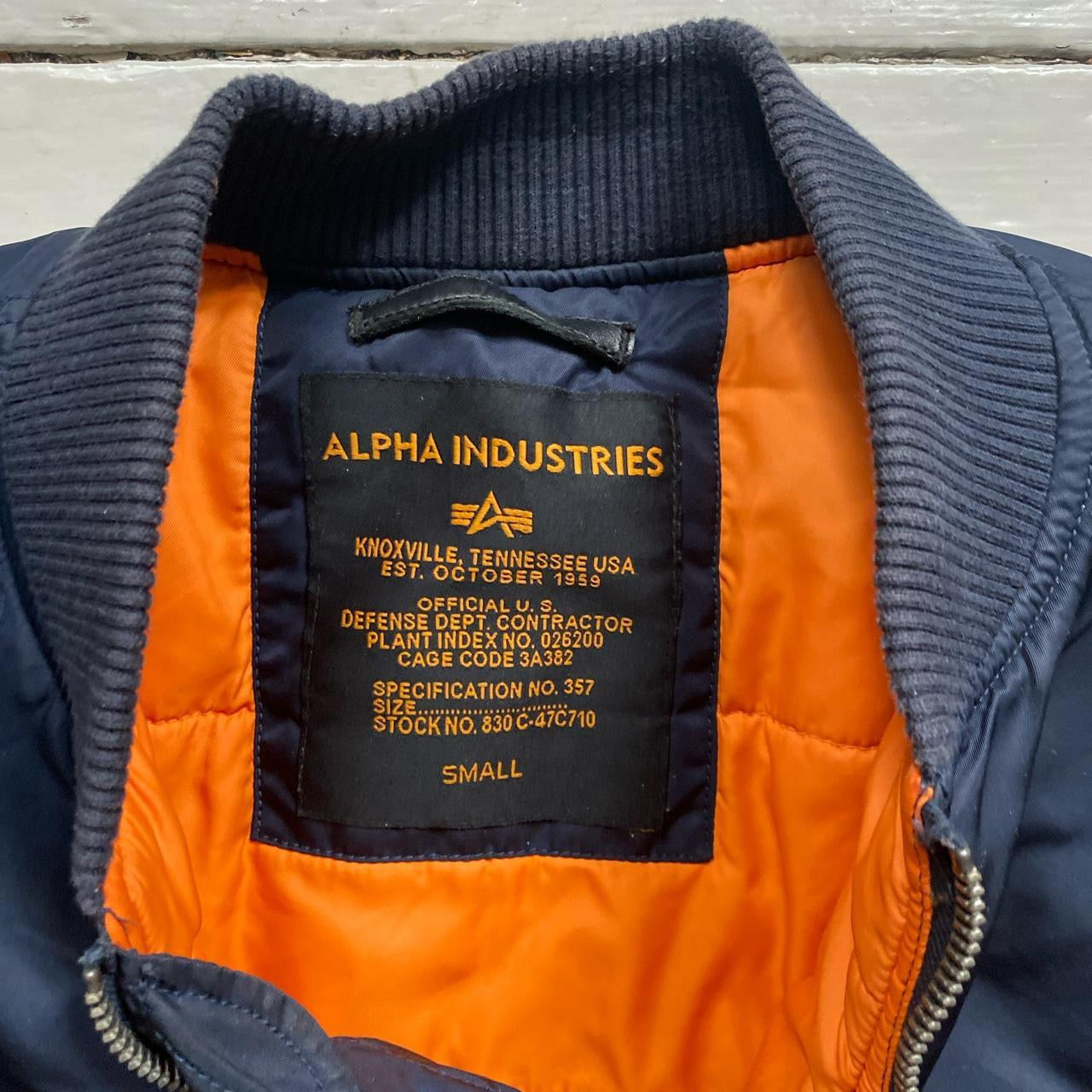 Alpha Industries Long Bomber Jacket (Small)