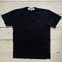 Comme Des Garcons Play Black T Shirt (Medium)