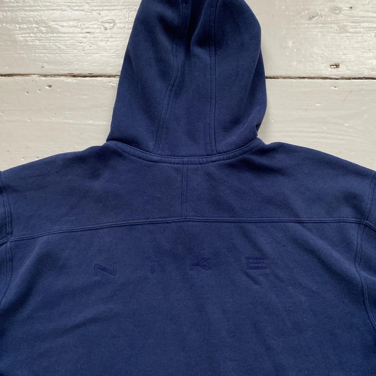 Nike Vintage Navy Quarter Zip Hoodie (XL)