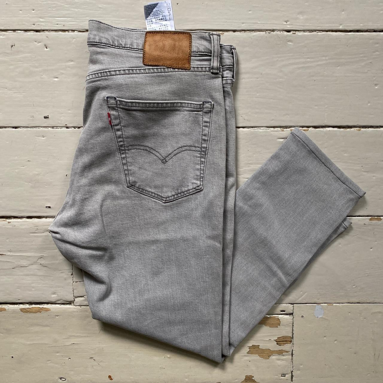 Levis 514 Light Grey Jeans (36/28)