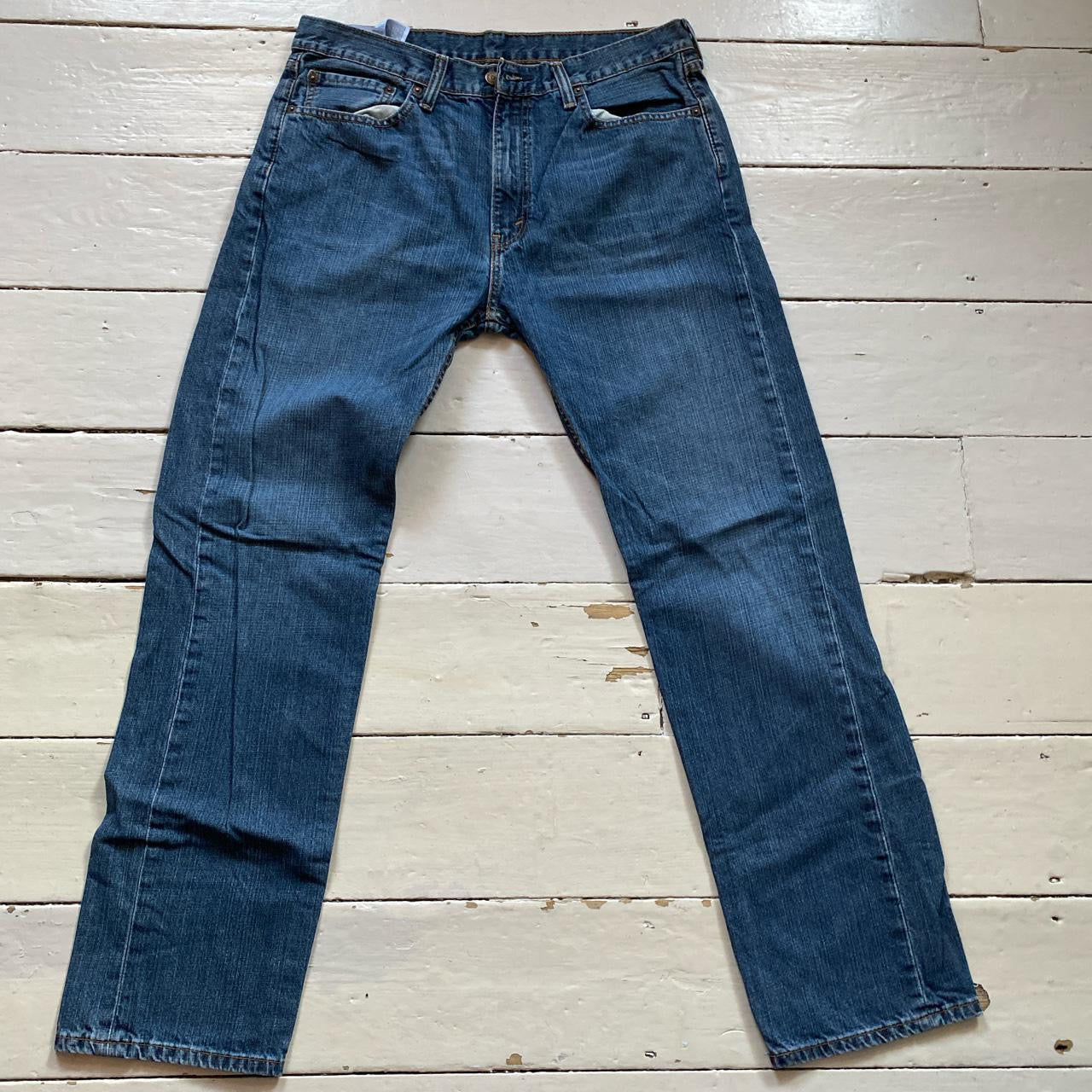 Levis 504 Blue Jeans (36/33)