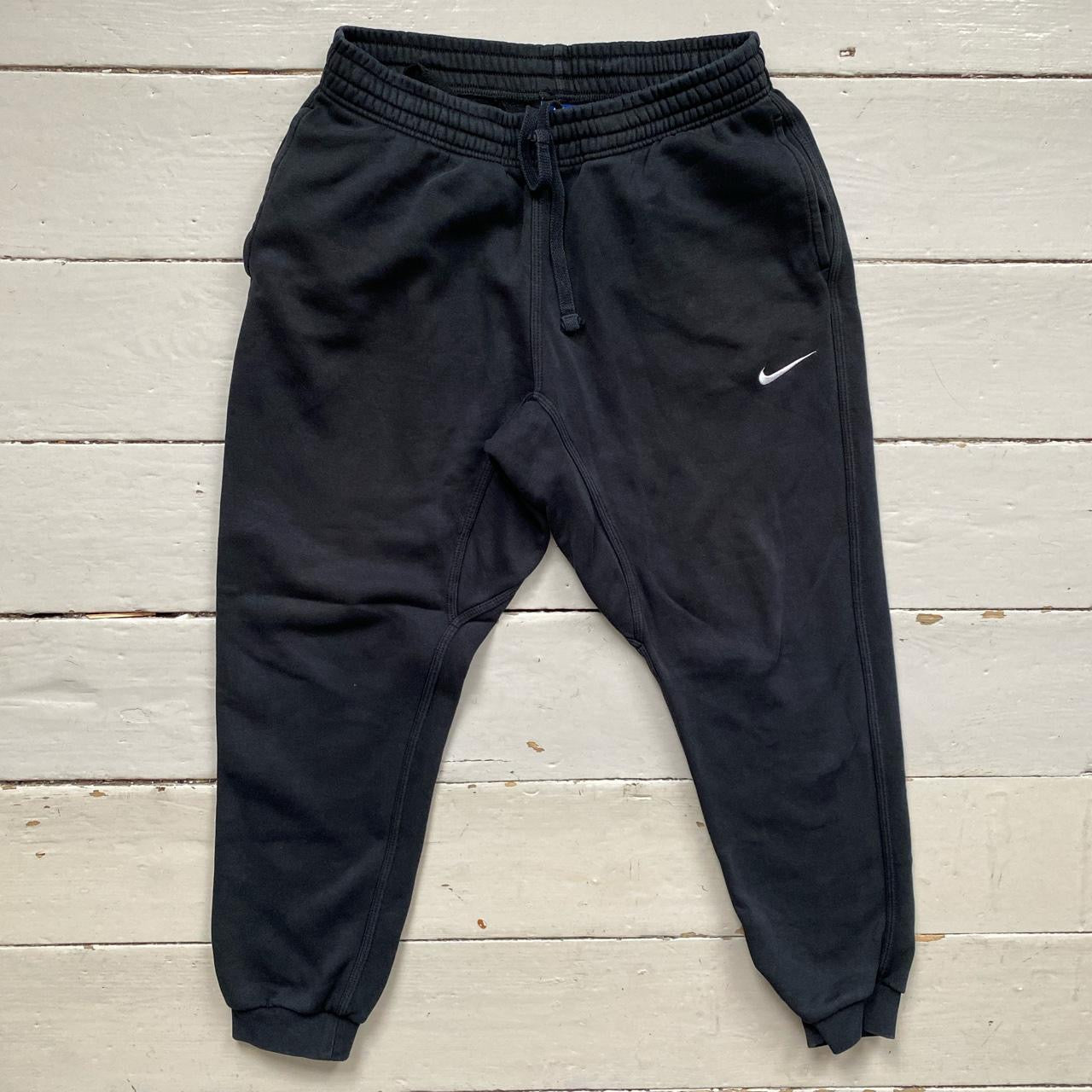Nike Swoosh Black Joggers (Large)