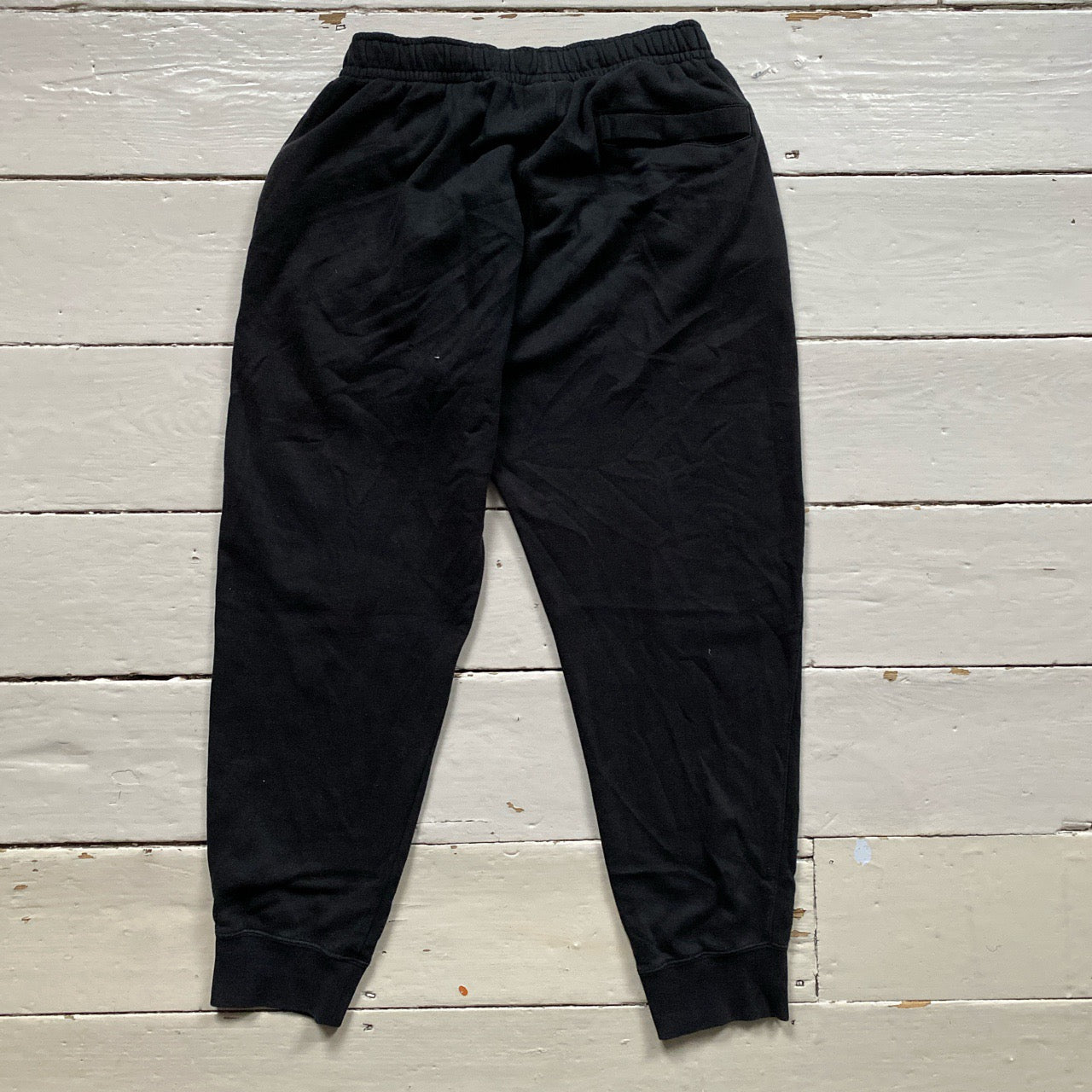 Nike Black White Swoosh Joggers (Large)