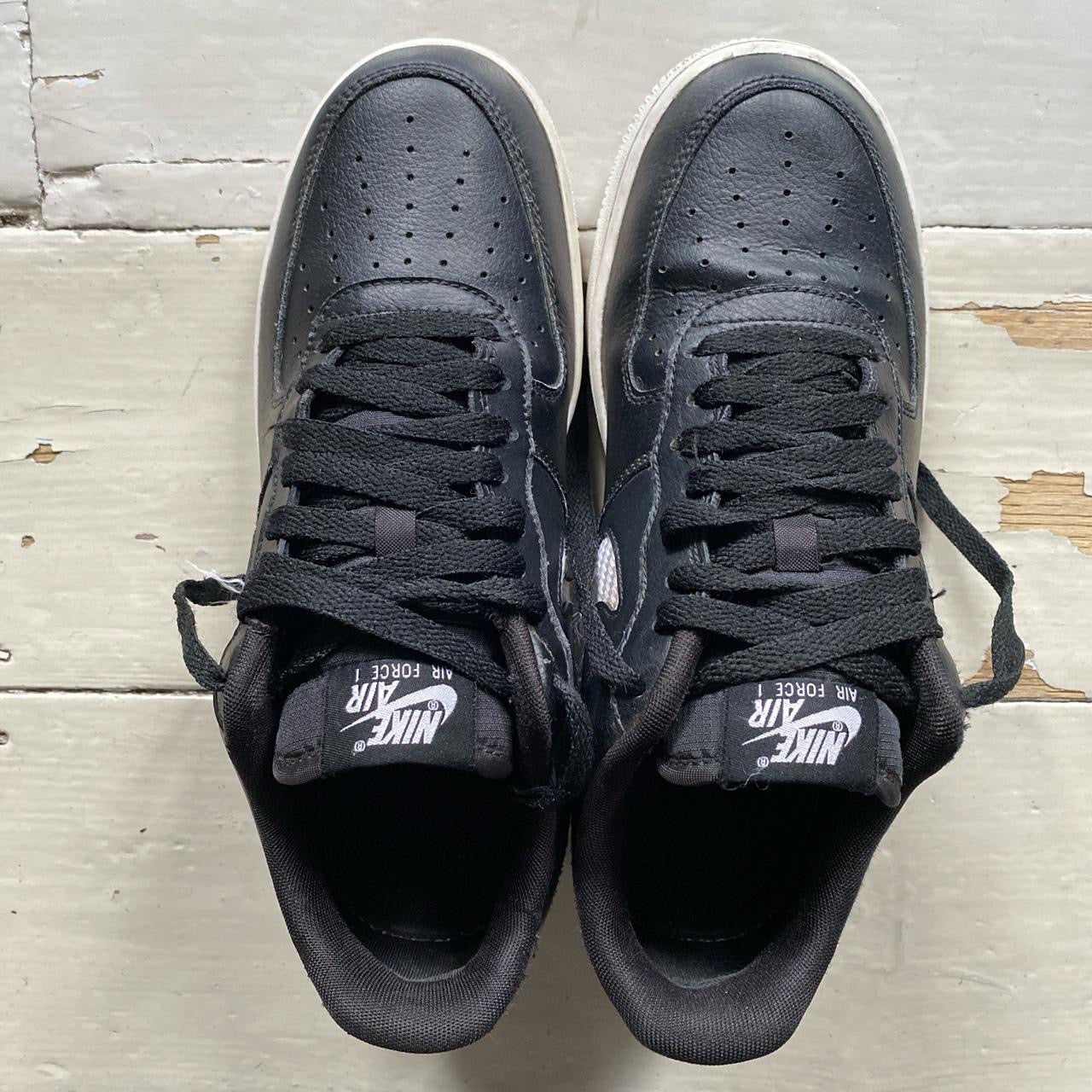 Nike Air Force 1 Black and White (UK 7)
