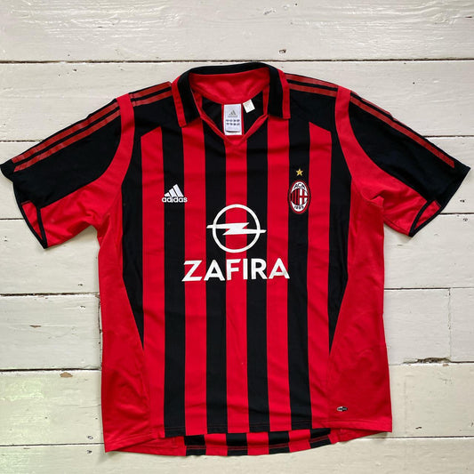 Adidas AC Milan Zafira Vintage Football Jersey (XL)