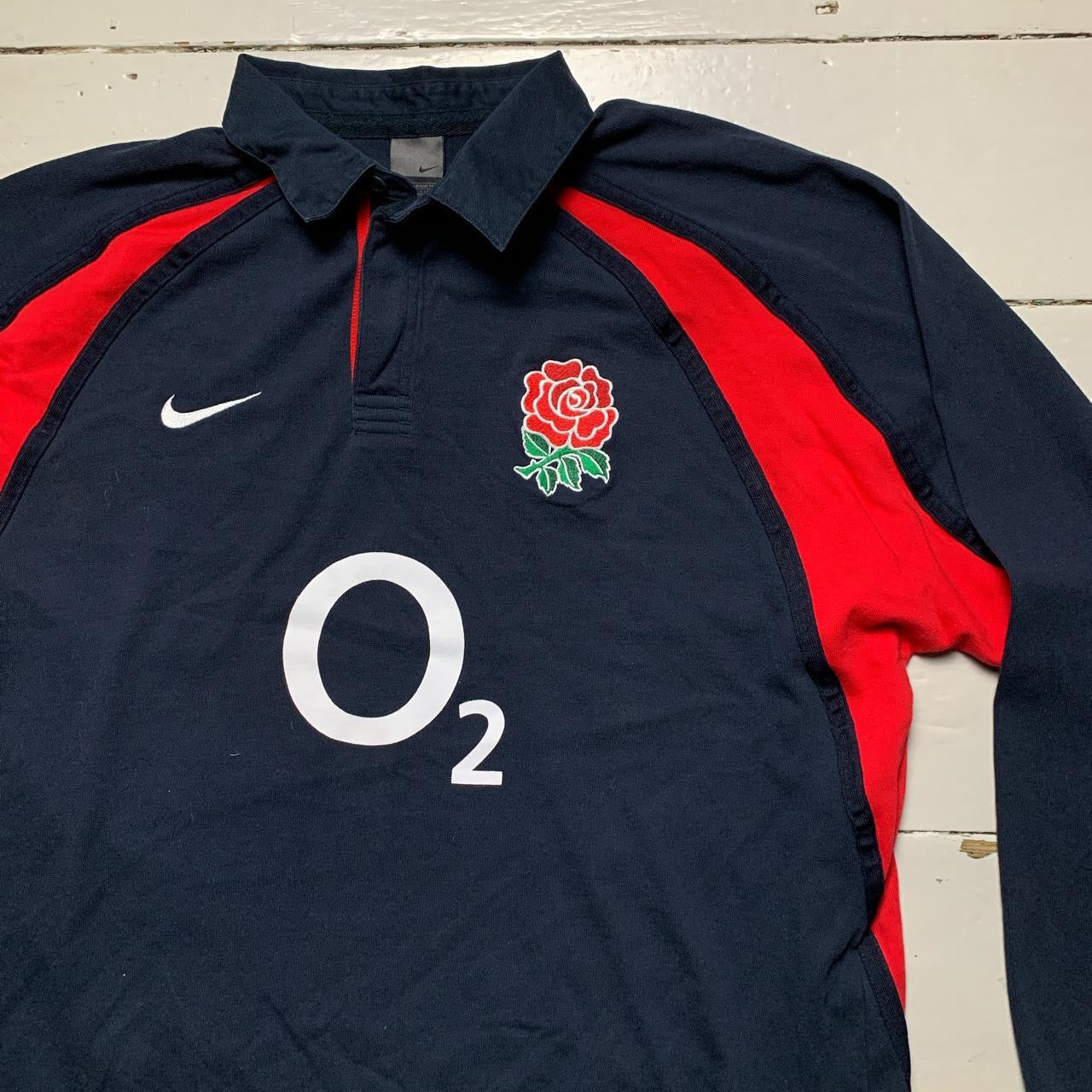 England Rugby Vintage Polo Jersey (XXL)