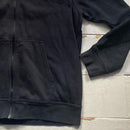Nike Swoosh Black and White Hoodie (XL)