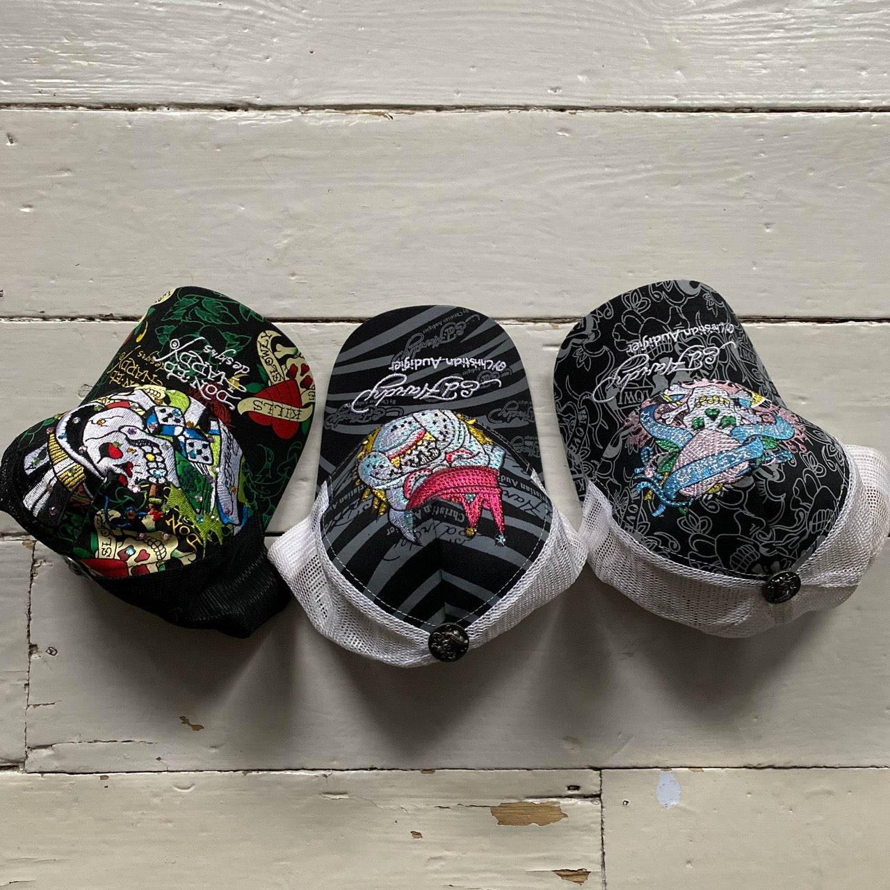 Ed Hardy Diamanté Caps